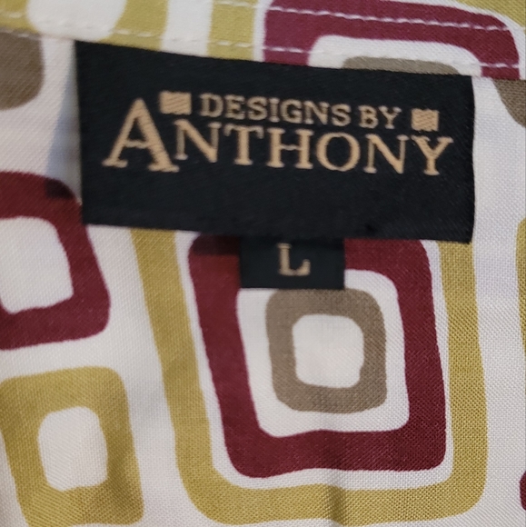 Vintage Designs by Anthony Southern Comfort Short Sleeve Button-Up Shirt - Picture 4 of 5